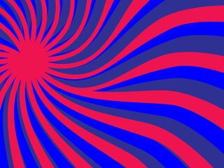 Vintage retro banner background. Colorful grunge wave wallpaper. Vector illustration. Twist party backround pattern.	