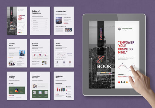 Business eBook Design Template for Corporate Branding