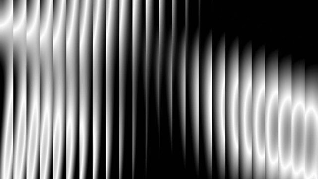 Monochrome image showcasing a series of vertical wavy lines in varying shades of gray