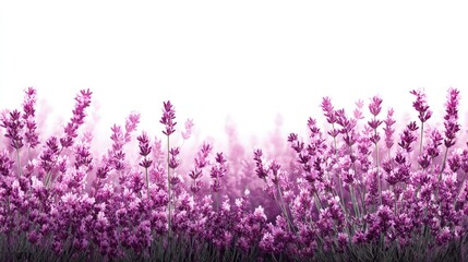 Purple Lavender Field Background