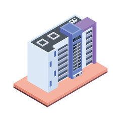 Office Tower Vector icon which can easily modify or edit