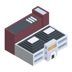 Convention Hall Vector icon which can easily modify or edit