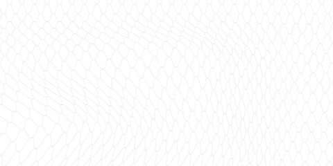 Premium illustration featuring a hexagonal mesh pattern warped into a wavy, curved form resembling DNA structure. disign
