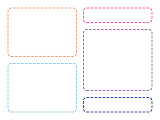 Modern abstract bento-style grid layout template with rounded shapes and minimal black outlines. Perfect for UI design, social media collages, posters, and modern web layouts.