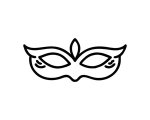 Simple Mask Icon Outline