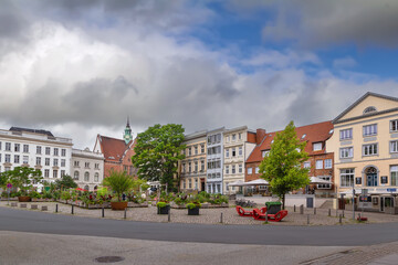 Koberg square in Lubeck, Germany