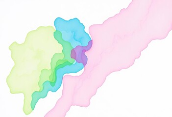 Obraz premium Smooth, bright white watercolor paper texture, ready for painting, watercolor paper, graphic design