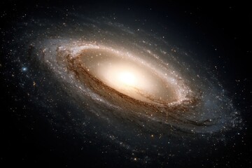 Fototapeta premium Elliptical Galaxy. Exploring the Universe and its Cosmic Wonders