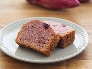 紫色のパウンドケーキ