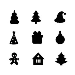  A collection of Christmas icons 