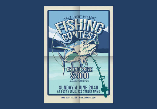 Fishing Contest Flyer