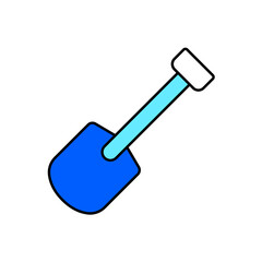 Icon a Shovel, isolated against a clean background.