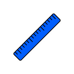 Icon a Ruler, isolated against a clean background.