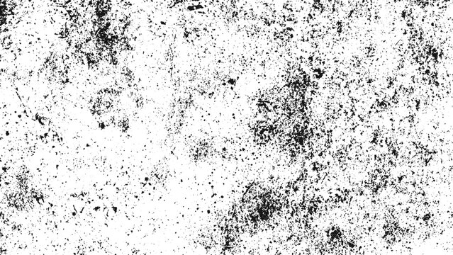 Black distressed grain texture for design use. Subtle grunge effect on white cement base grunge texture. Black and white grunge frame. rough and dirty texture wall background.