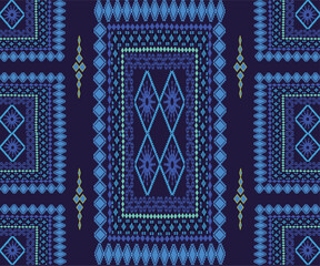 seamless pattern with geometric shapes