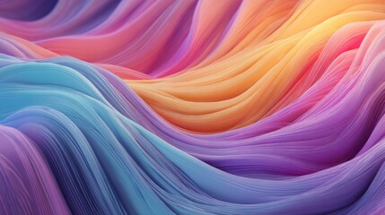 Obraz premium Fluid Neon Waves Abstract Background