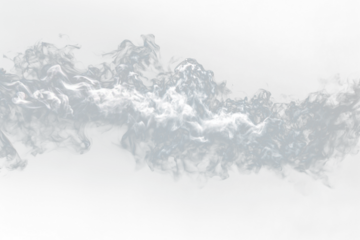 Grey smoke curls in delicate spirals, adding elegance and movement to designs. Perfect for mystical, abstract, or dreamy visuals. Transparent background for versatile use. PNG