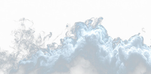 Grey smoke curls upward in delicate, flowing spirals. Ideal for mystical, dreamy, or abstract compositions. Perfect for overlays, mockups, or design accents. PNG