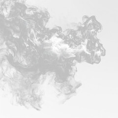 Dark smoke rises in swirling, dramatic motions, adding tension and mood. Perfect for horror, suspense, or cinematic effects. Works seamlessly on transparent backgrounds.  PNG