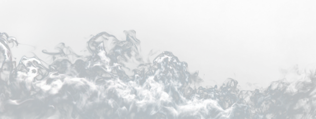 Puffy white clouds of smoke float delicately across the transparent backdrop. Ideal for mystical or fantasy-inspired projects. Perfect for overlays, frames, and design accents. PNG