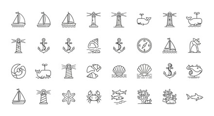 set of vector icons