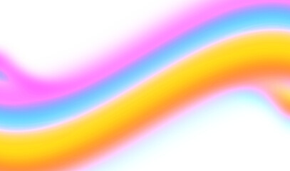 Yellow and pink gradient glow abstract background with soft luminous waves – dreamy pastel wallpaper for modern design