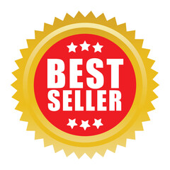 Best Seller Award Badge | Premium Golden Best Seller Seal for Best Selling Products and Achievements