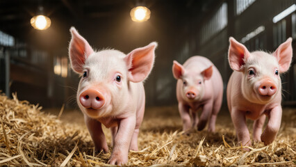 Diffused lamps cast bokeh rays for an artistic effect. Infused with warmth and positive agricultural messaging.