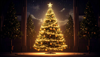 christmas tree light