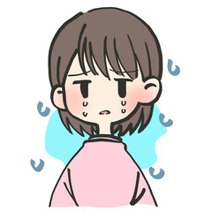 喜怒哀楽の「哀」女性