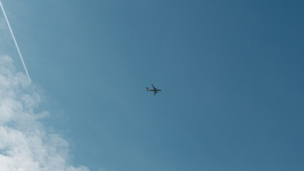 airplane in the sky