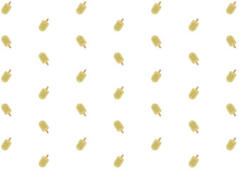 アイスキャンディの壁紙（オレンジ）