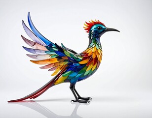 Obraz premium peacock on a white background