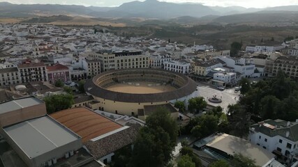 Aerial view of Ronda, Andalusia. Southern Spain.