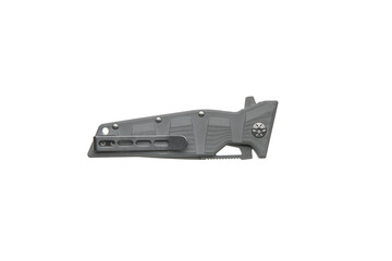 Closed grey tactical folding pocket knife