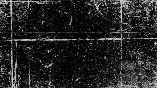 Vintage Film Burn, Lens Flare, Flickers Transition. Retro Grunge Film Damage Light Leaks Texture Overlay with Scratches & Dirt Stains. Abstract Background. Old TV Grain Noise Frame - 4K
