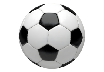 Classic Black and White Soccer Ball