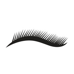 eyelash logo icon illustration flat