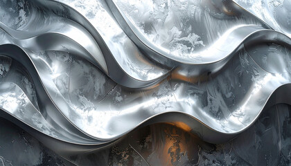 Silver metal texture background design