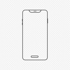 Realistic Futuristic Smartphone Mockup with Transparent Display & AI-Driven Tech Frame