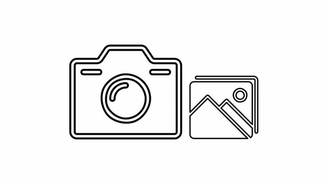 The camera icon is displayed on a white background.