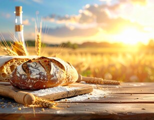 artisan bread fresh ingredients