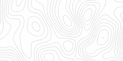 Fototapeta premium Abstract topographic White wave paper curved reliefs. Seamless swirl wave contour maps. Vector illustration. topography line map.