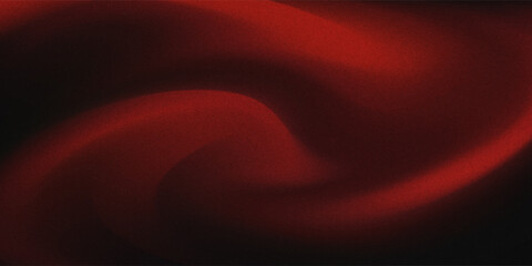 Red and black abstract smooth gradation background with grainy noise