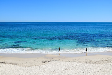オーストラリア西海岸のパースにあるビーチのとても美しい風景
