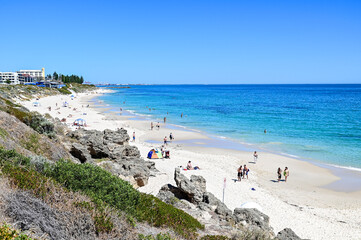 オーストラリア西海岸のパースにあるビーチのとても美しい風景