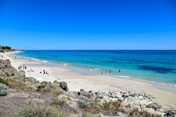 オーストラリア西海岸のパースにあるビーチのとても美しい風景