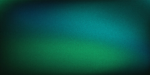 Dark green blue grainy gradient background, black backdrop, noise texture