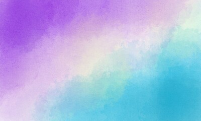 Vibrant Pastel Watercolor Background. Abstract Pink, Mint, and Purple Paint Texture