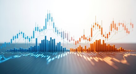 Financial Market Trend Analysis Chart